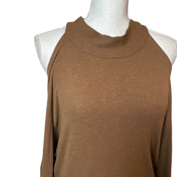 Revolve Top Womens 1x Nude LNA Easton Bracken Halter Grunge Casual Party Club - Picture 6 of 11